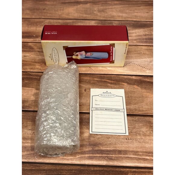 2005 HALLMARK KEEPSAKE ORNAMENT QXG4372 ANGEL ON EARTH MOTHER AND CHILD GLASS - Picture 5 of 11